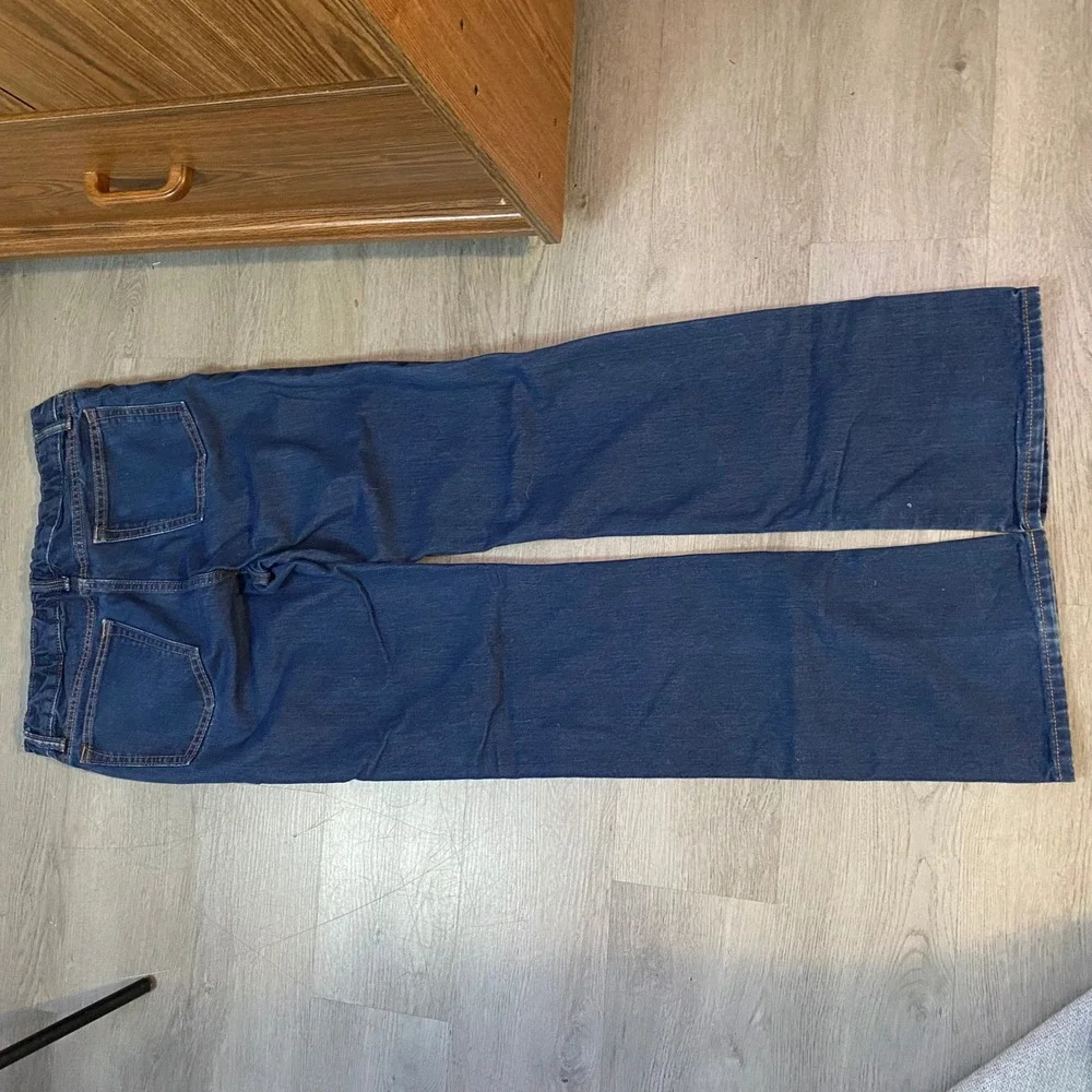 Old Navy Bootcut Jeans Boys Size 18 Dark Wash Denim Classic Fit Stretch